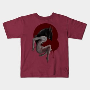 Wolf Woman Kids T-Shirt